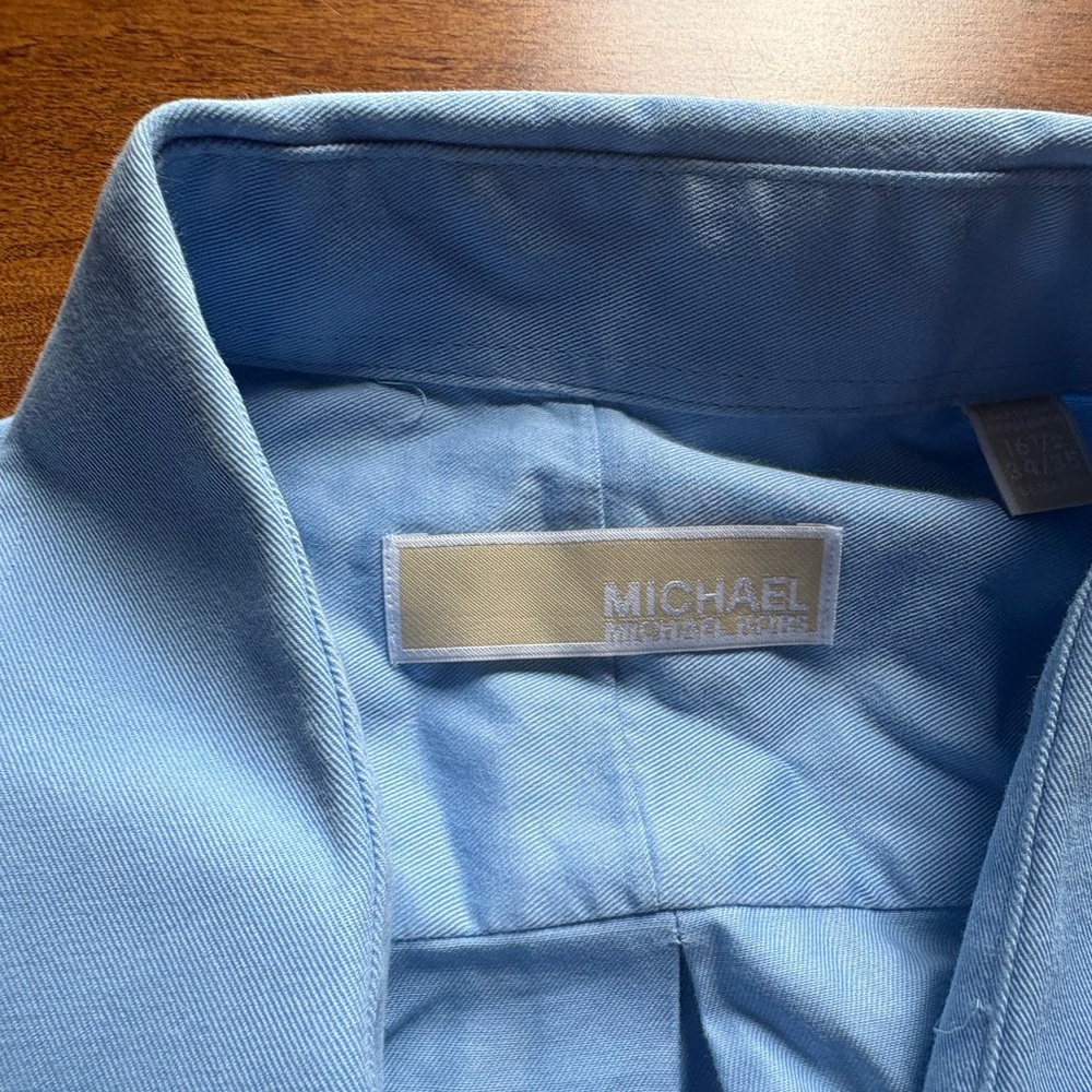 Michael Kors Sky Blue Collared Shirt